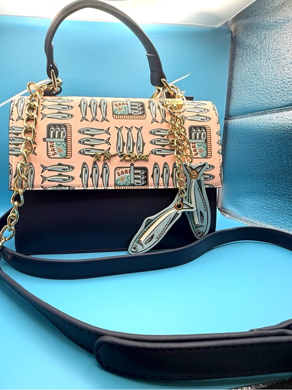 T.J.Maxx Marshalls Betsey Johnson Sardine Shoulder Crossbody Bag